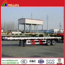 Cargador de contenedor 40ft Flatbed Truck Container Semi-Trailer